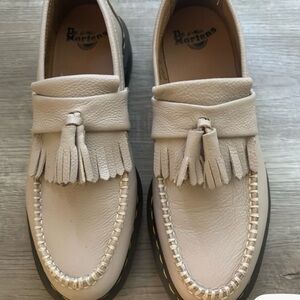 Dr. Martens pale pink Tassel Loafers